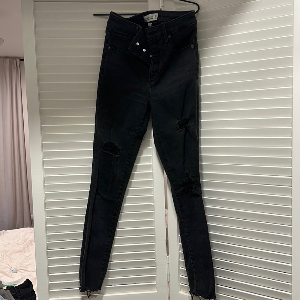 Abercrombie Black Skinny Jeans